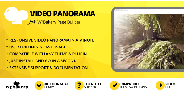 Elegant Mega Addons Video Panorama for WPBakery Page Builder